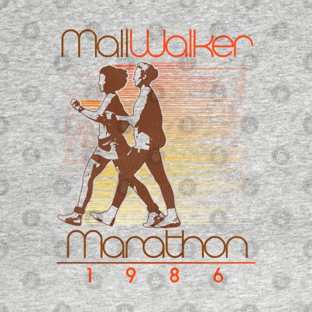 1986 Mall Walker Marathon Retro Walking Race by darklordpug